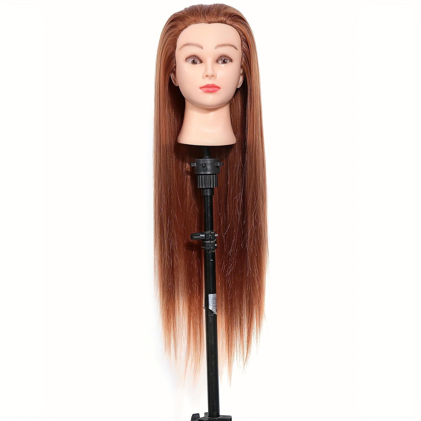 Synthetic Fiber Mannequin Head Hairdresser Training Head Cosmetology Doll Head