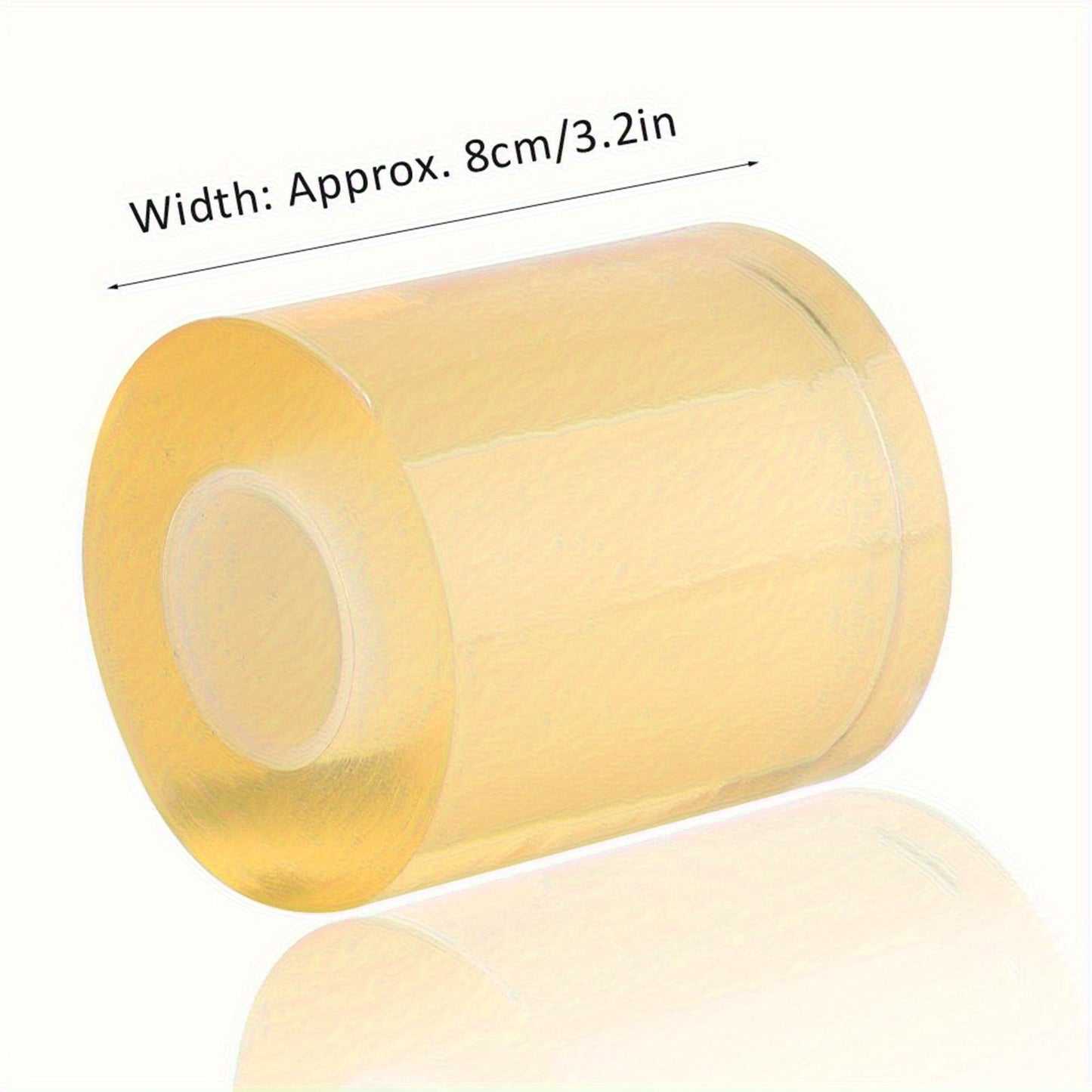 8cm Anti Static Clear Protective Film for Watches Jewelry Stones Preventing Scratches, Fingerprints, and Dust, High Transparency Stretchable Puncture Resistance Removable Residuum for Storing Shipping Transporting, Suitable for Watch Clock Jewelry