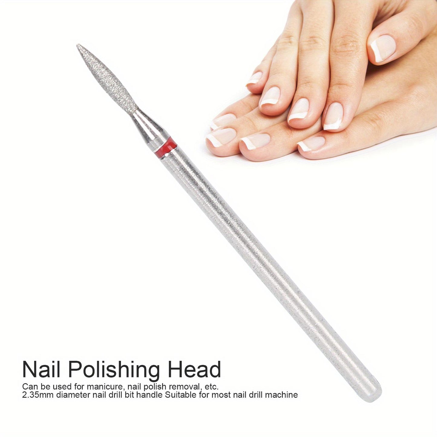 50pcs Professional Nail Polishing Grinding Head Nail Drill Bits Manicure Tool Accessory