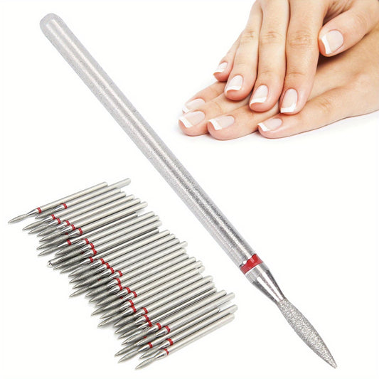 50pcs Professional Nail Polishing Grinding Head Nail Drill Bits Manicure Tool Accessory