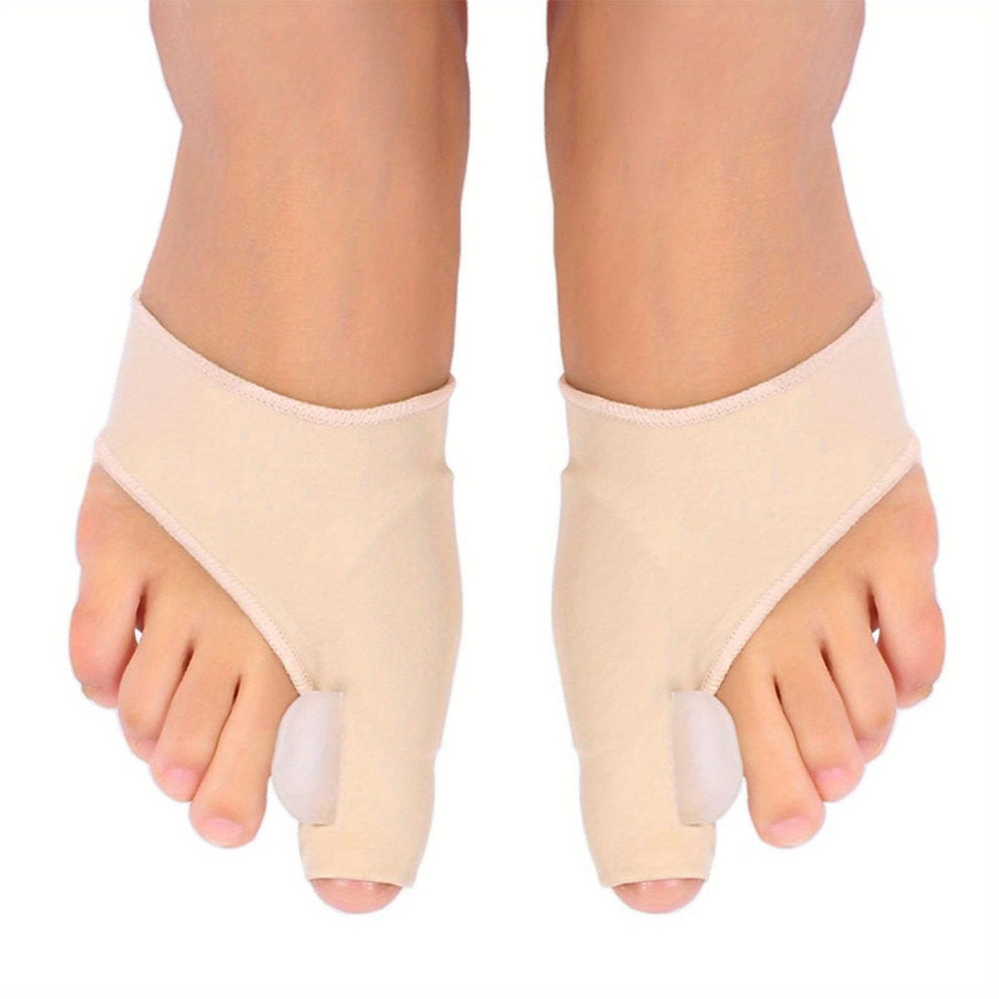 1 Pair Bunion Pads Toe Bunion Corrector Big Toe Straightener Protector Gel Polyurethane Toe Spreader Adjuster Hallux Valgus Guard Feet Care