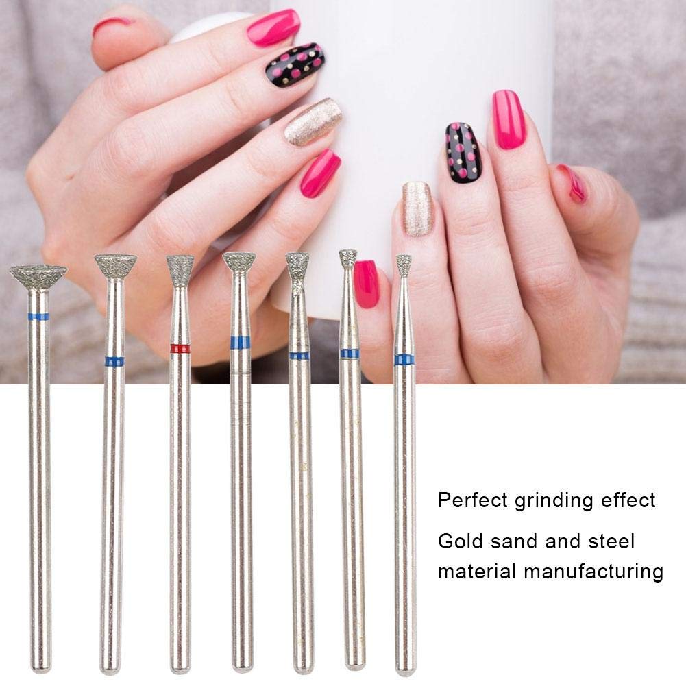 Multi-Functional Nail Art Manicure Drill Bits Electric Manicure Grinding Head Tool for Acrylic Gel Nails Cuticle Manicure Pedicure(# 03)