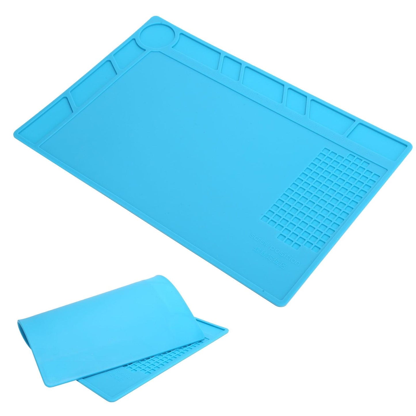 LYUMO Soldering Mat,Watch Repair Pad Rubber Soldering Station Mat Non‑Slip Anti‑Static Watchmaker Tool,Repair Pad