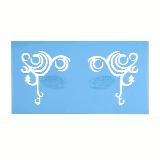 7styles/set Reusable Face Paint Stencil Body Painting Template Flower Butterfly Facial Design