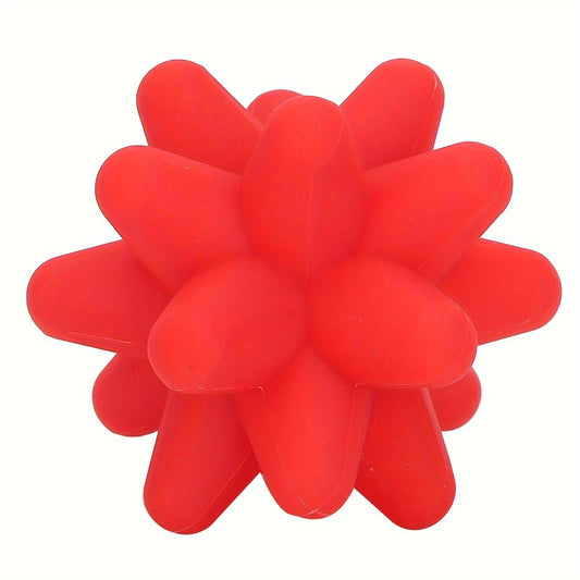 2 Colors Acupoint Massage Ball Muscle Release Deep Tissue Massage Silicone Fitness BallRed