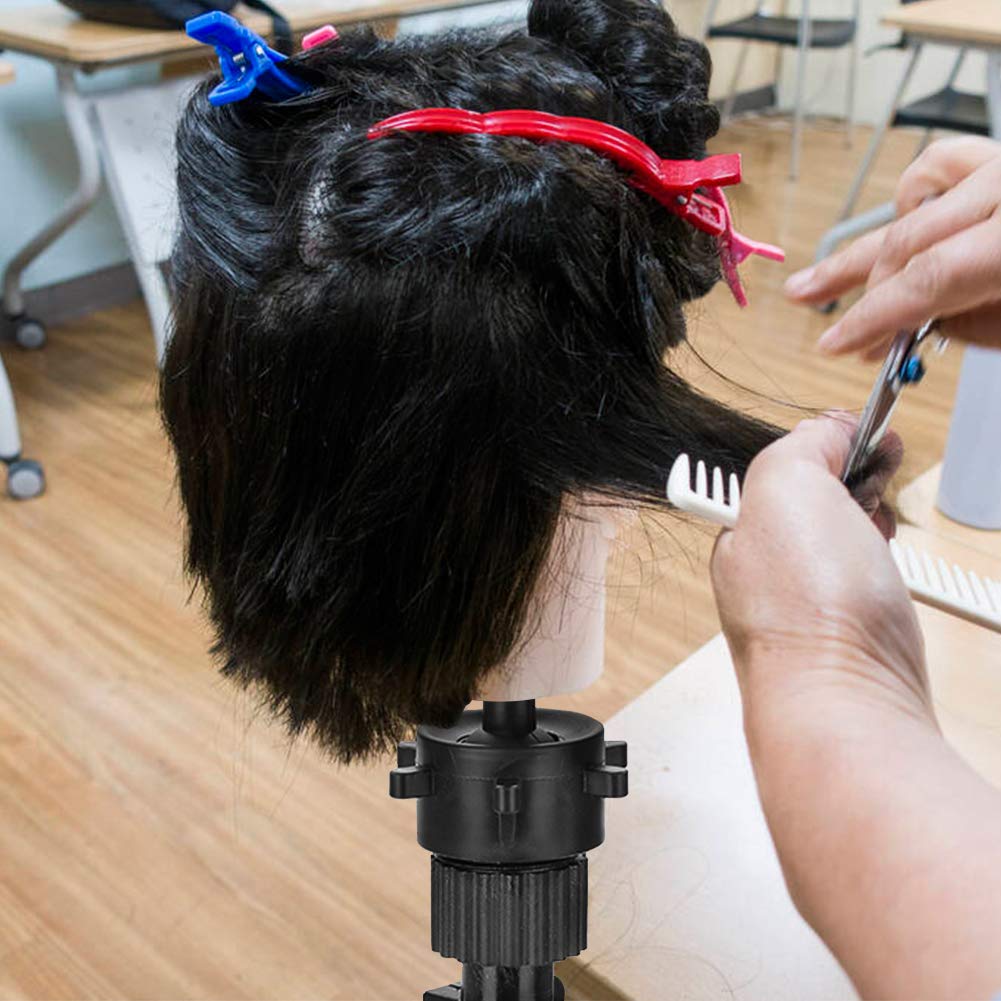 Wig Stand Wig Stand Tripod, Wig Tripod Stand Mannequin Head Tripod Stand Adjustable Hairdressing Training Head Rack Hair Mannequin Head Holder For Salon, Silver (Wig Not Included)