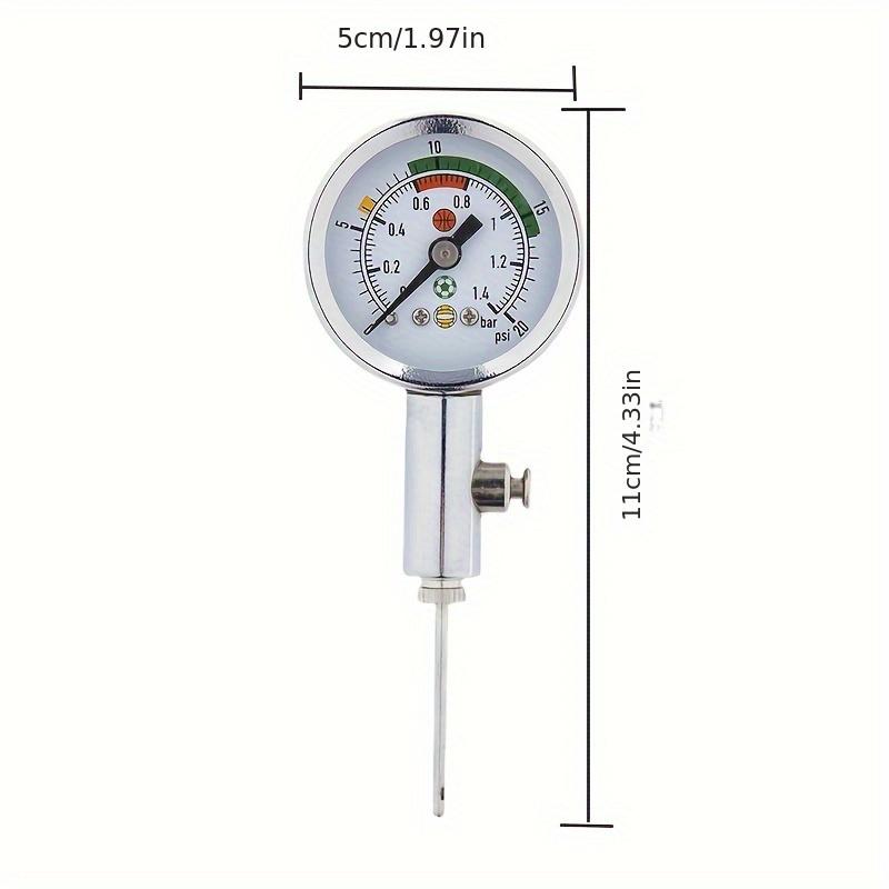 Mini Digital Air Pressure Gauge - Accurate PSI Reading, Durable Construction, Easy-to-Use Tool for Inflating Basketball, Football, Volleyball, and Other Inflatable Sports Equipment - Compact Size, Portable Design, and Multi-Functional Barometer