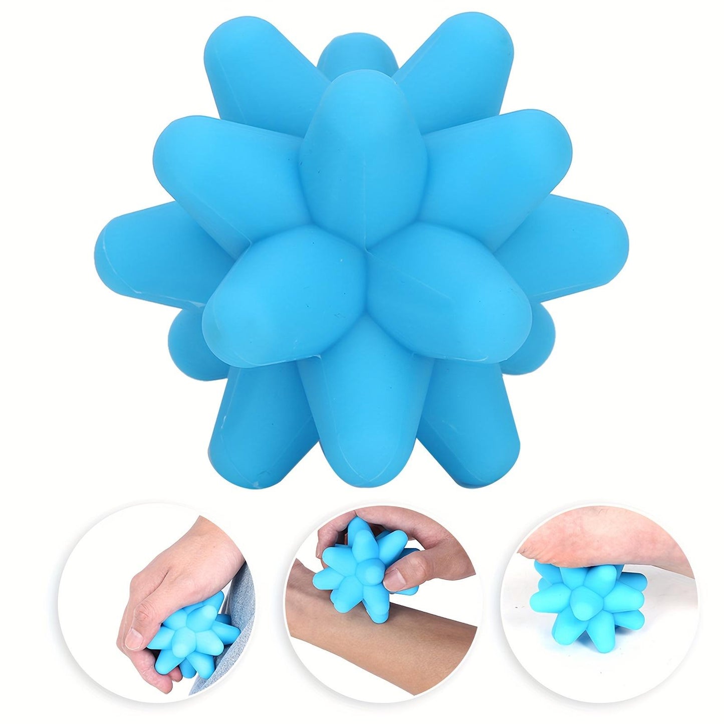 2 Colors Acupoint Massage Ball Muscle Release Deep Tissue Massage Silicone Fitness Ball