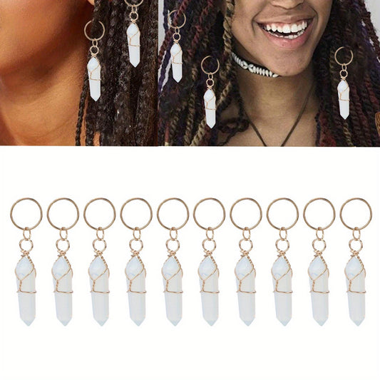 Braid Accessories HairDreadlock Hair Jewelry Winding Ferrules Hair Pendants for Women Young Girls