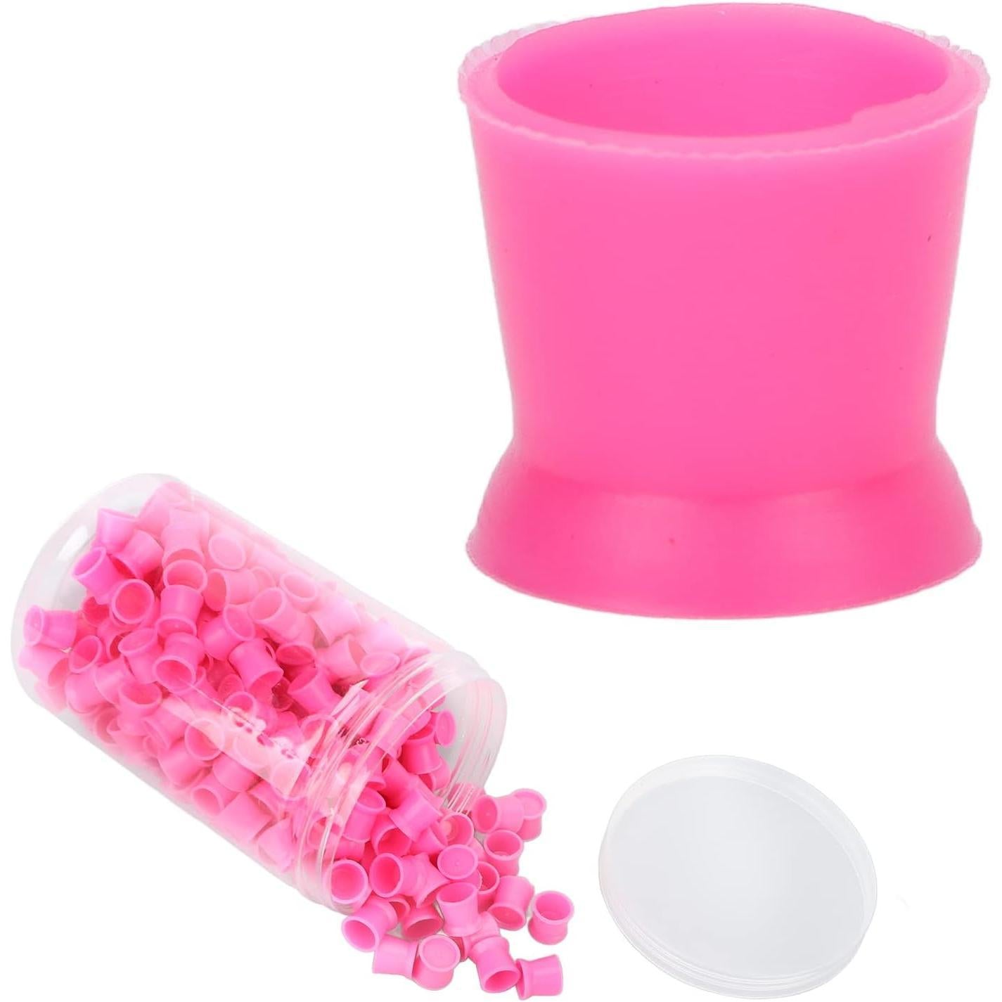 300PCS Silicone Tattoo Ink Cups, Tattoo Ink Caps, Disposable Pigment Ink Caps