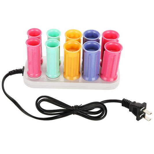 Sonew Professional Electric Heated Roller Curling Roll Hair Tube No Hair Injury Charging Type Hair Styling Tool