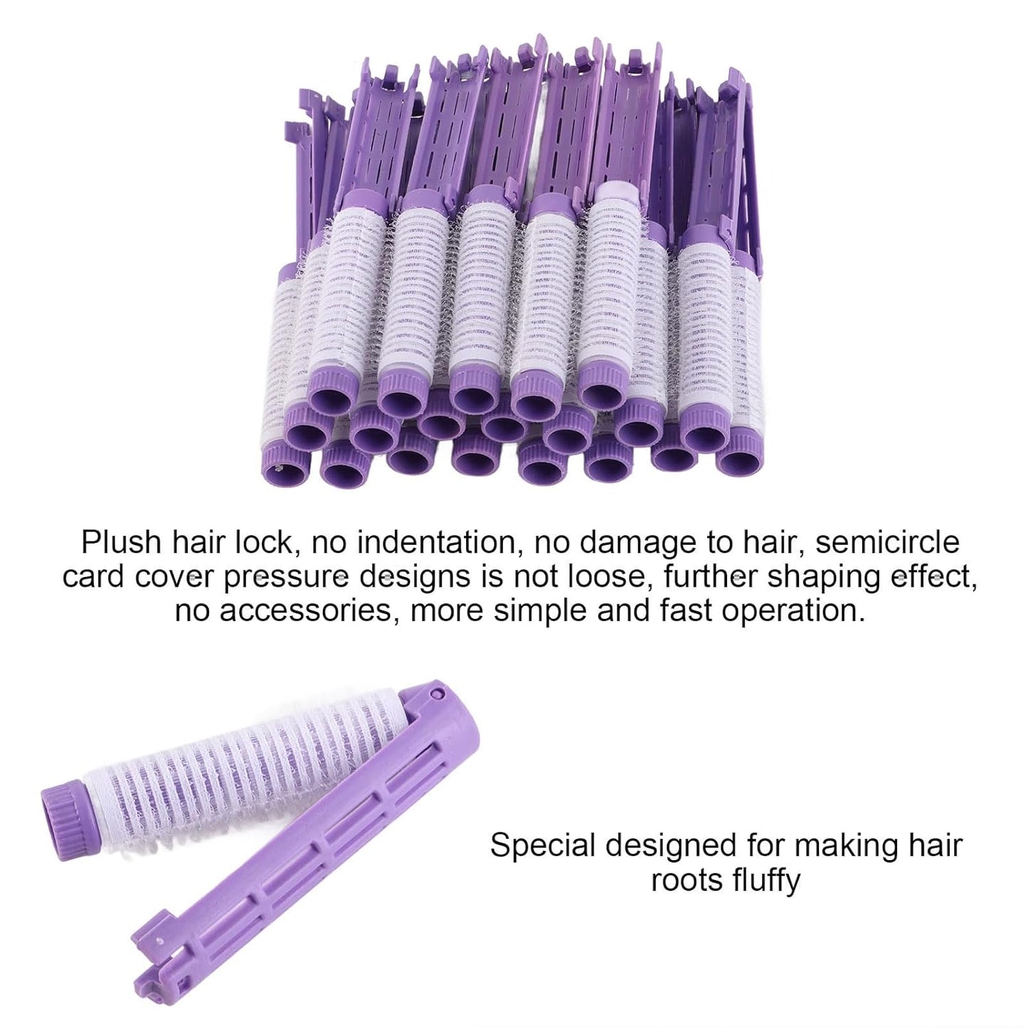 20pcs Hair Perm Rods Set - Curling Rollers for Salon-Quality Hairdressing at Home