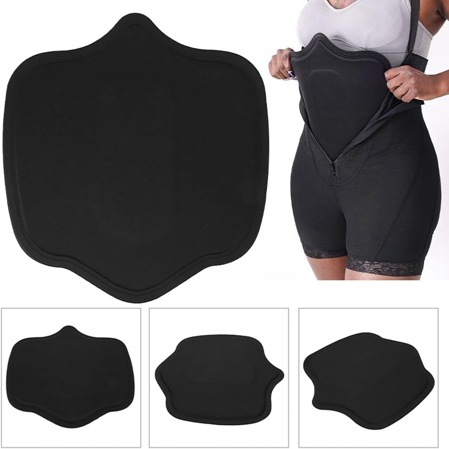 Lipo Foam Ab Board, Abdominal Liposuction Foam Pad Flatten Belly Prevent Wrinkles Abdominal Compression Board for Lipo Recovery Postpartum Recovery Supplies, 12.99 x 11.81in