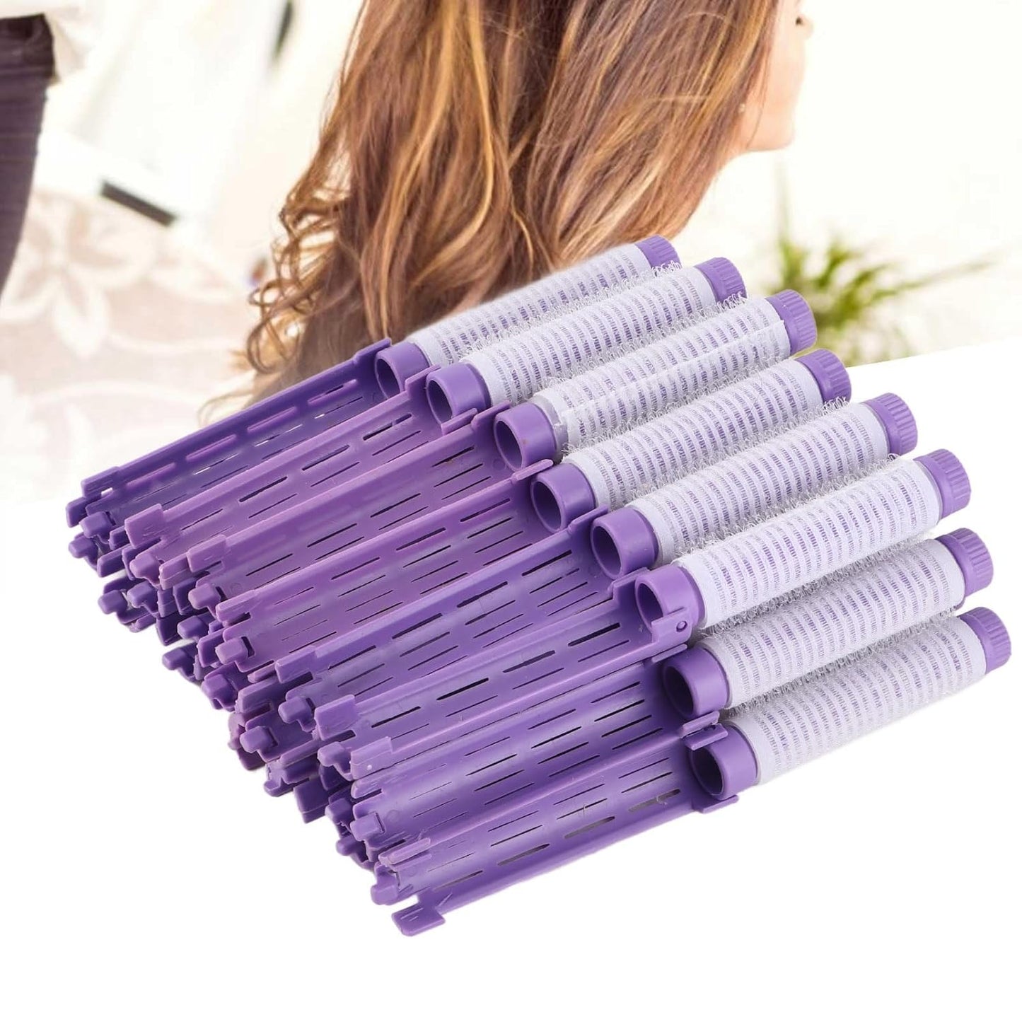 20pcs Hair Perm Rods Set - Curling Rollers for Salon-Quality Hairdressing at Home