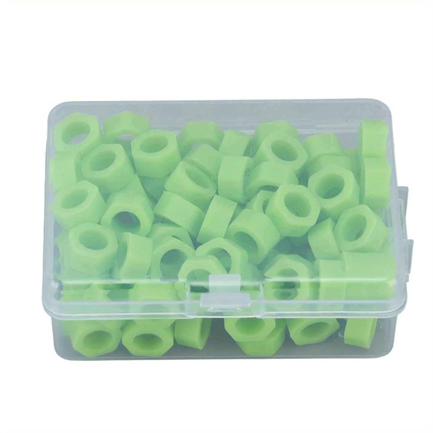 100pcs Dental Code Rings Silicone Color Code Instrument Rings for Instruments Identification ()