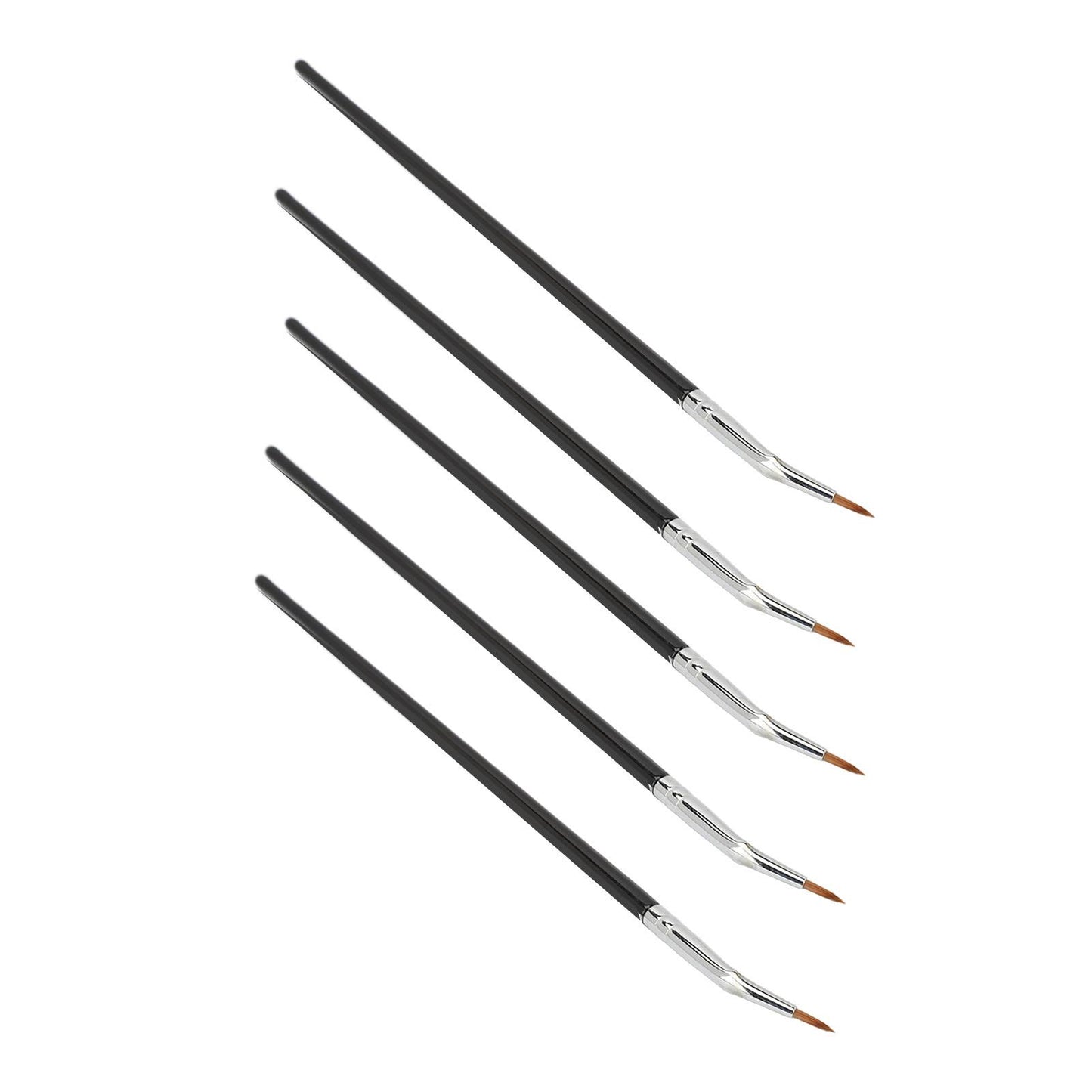 5pcs Bent Eyeliner Brush Multifunctional Makeup Angled Eyeliner Brushes Cosmetic Tool for Concealer